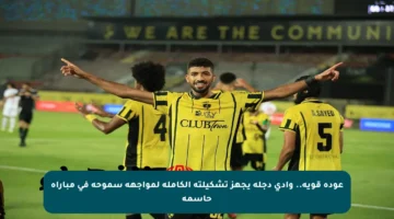 عودة قوية.. وادي دجلة يجهز تشكيلته الكاملة لمواجهة سموحة في مباراة حاسمة